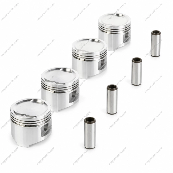پیستون و گژن پین تبریز سایز 0.25 مناسب برای پراید