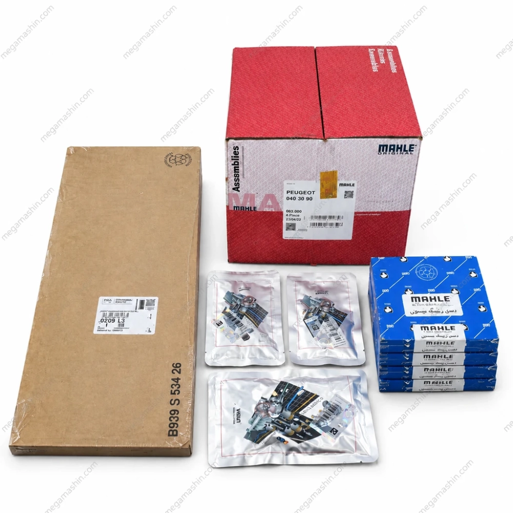 کیت تعمیری بوش پیستون و رینگ مگا ماشین مناسب برای پژو 405 و پژو پارس