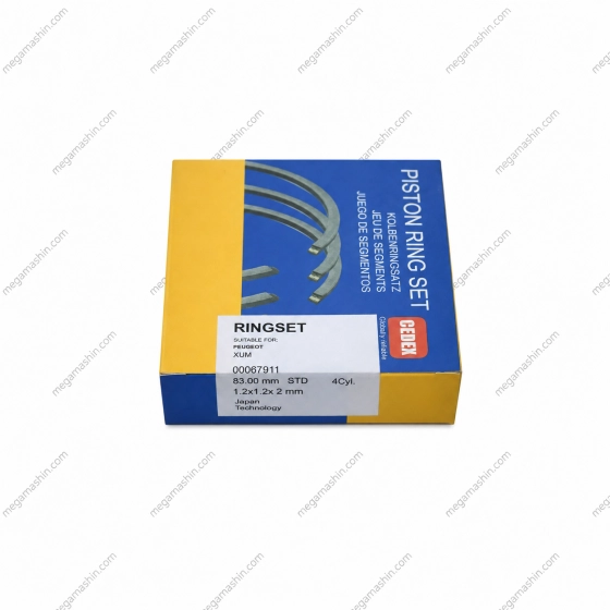 رینگ موتور مدل CEDEX ژاپن سایز استاندارد مناسب برای پژو پارس XU7P با موتور XUM