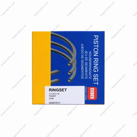 رینگ موتور مدل CEDEX ژاپن سایز استاندارد مناسب برای پژو پارس XU7P با موتور XUM